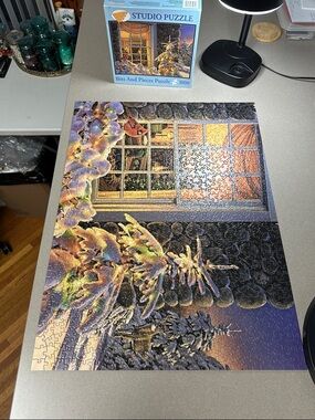 Bits And Pieces winter scene Puzzle 1000 pieces